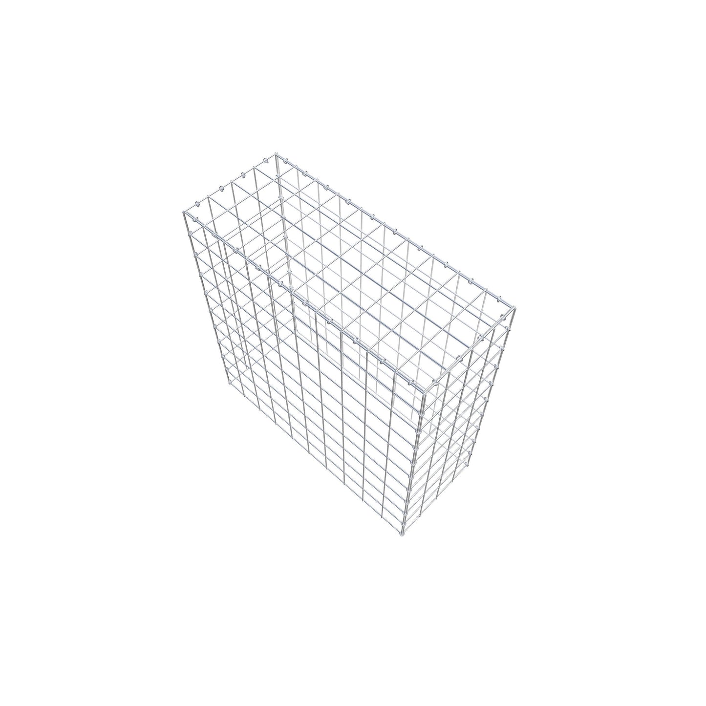 Fourche rapportée type 3 100 cm x 100 cm x 40 cm (L x H x P), mailles 10 cm x 10 cm, anneau en C
