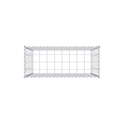 Opvokset gabion type 3 100 cm x 90 cm x 40 cm (L x H x D), maskestørrelse 10 cm x 10 cm, spiral