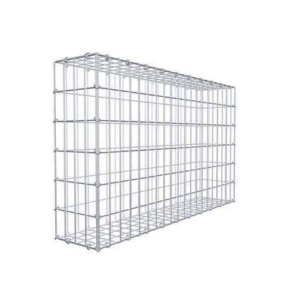 Gabion 100 cm x 60 cm x 20 cm (L x H x D), maskestørrelse 5 cm x 10 cm, C-ring