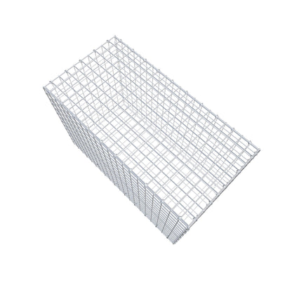 Gabião 100 cm x 70 cm x 50 cm (C x A x P), malhagem 5 cm x 5 cm, anel C
