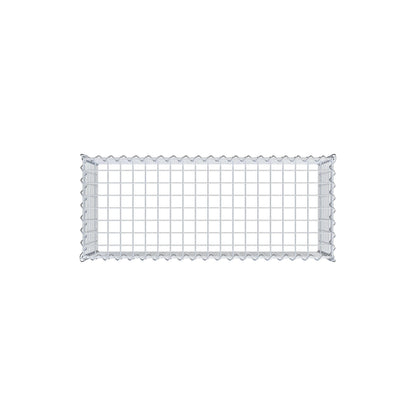 Grown-on gabion type 3 100 cm x 40 cm x 40 cm (L x H x D), mesh size 5 cm x 5 cm, spiral