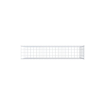 Opvokset gabion type 2 200 cm x 100 cm x 40 cm (L x H x D), maskestørrelse 10 cm x 10 cm, spiral