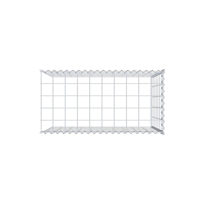 Gabion rapporté type 4 100 cm x 70 cm x 50 cm (L x H x P), mailles 10 cm x 10 cm, spirale