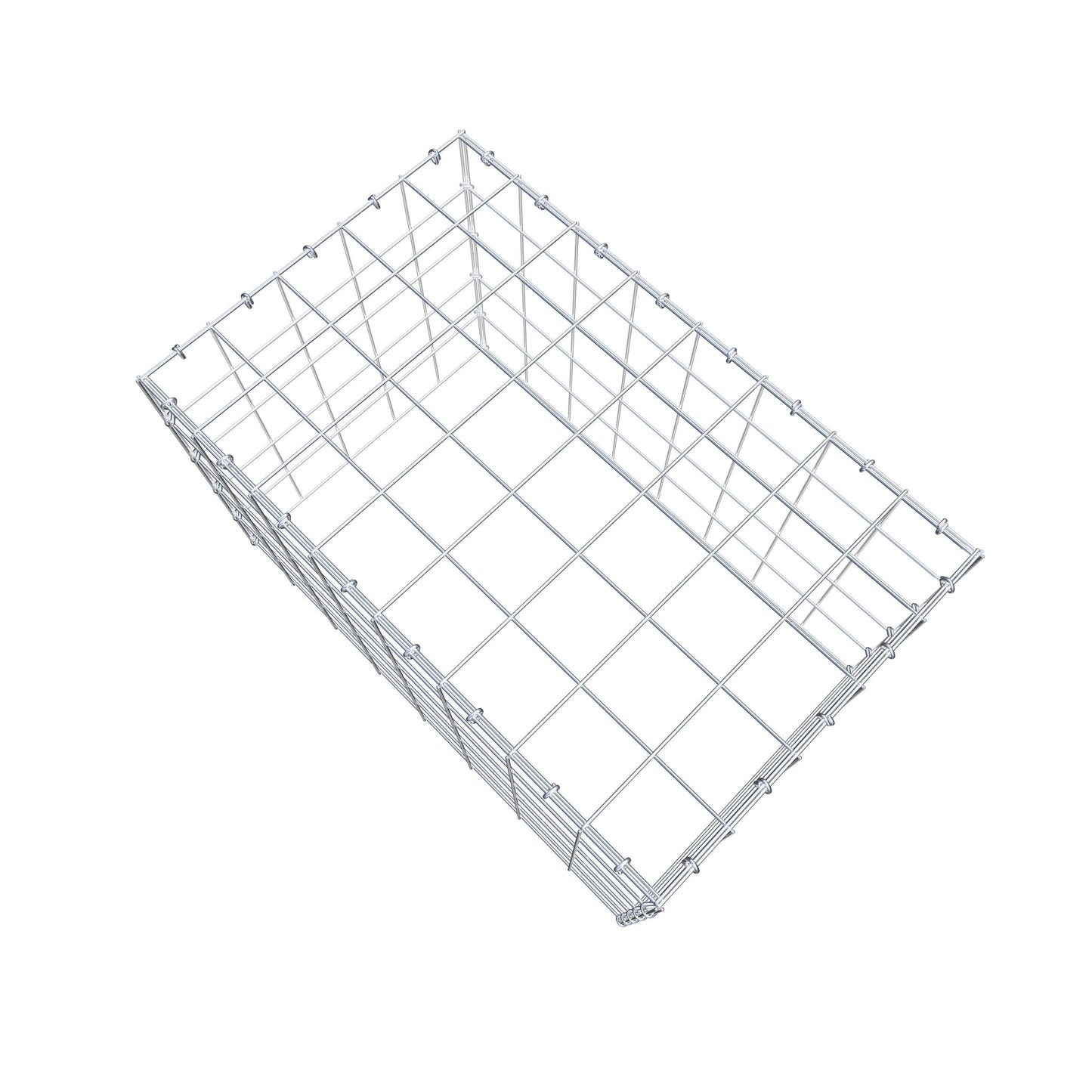 Fourche rapportée type 3 80 cm x 50 cm x 50 cm (L x H x P), mailles 10 cm x 10 cm, anneau C