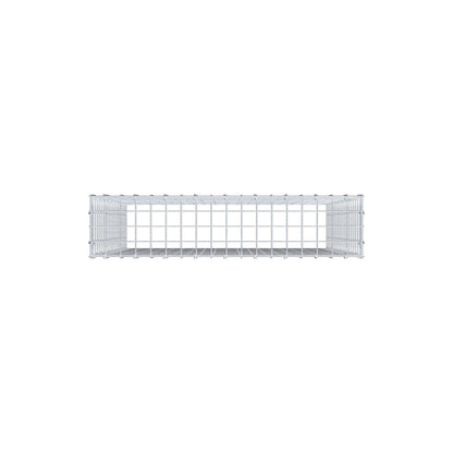 Fourche rapportée type 3 100 cm x 90 cm x 20 cm (L x H x P), mailles 5 cm x 5 cm, anneau C