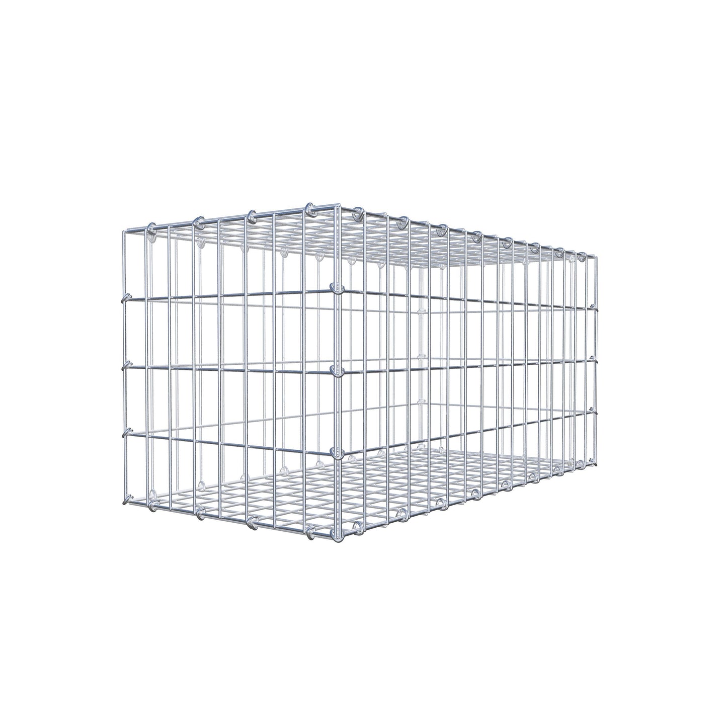 Gabion 80 cm x 40 cm x 40 cm (L x H x D), maskestørrelse 5 cm x 10 cm, C-ring