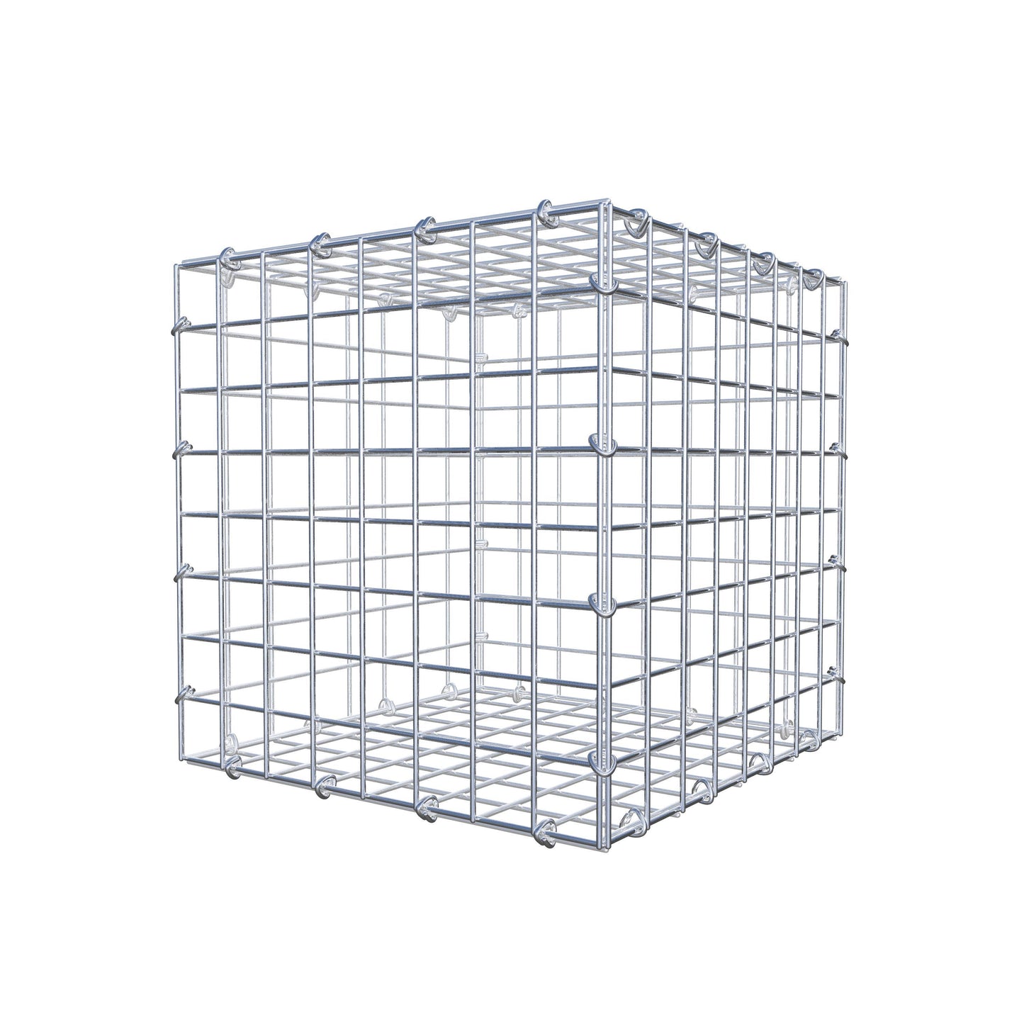 Gabion 40 cm x 40 cm x 40 cm (L x H x D), maskestørrelse 5 cm x 5 cm, C-ring