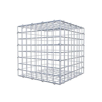 Gabion 40 cm x 40 cm x 40 cm (L x H x D), maskestørrelse 5 cm x 5 cm, C-ring