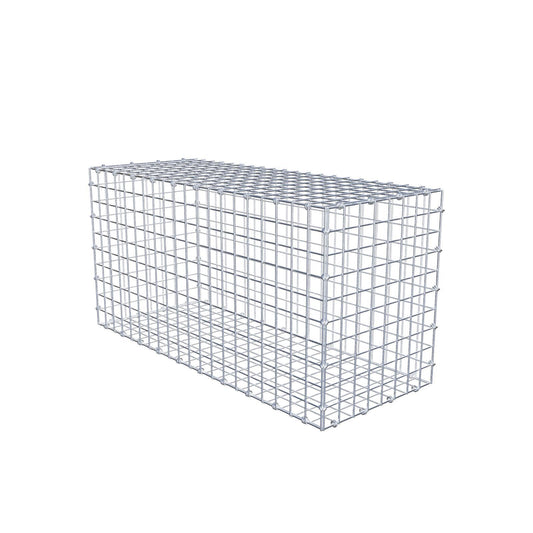 Gabbione 100 cm x 50 cm x 40 cm (L x H x P), maglia 5 x 5 cm, anello a spirale