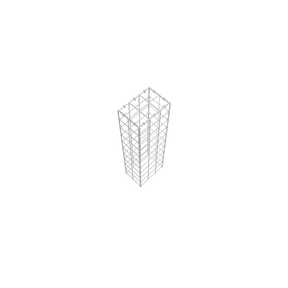 Typ 3 påbyggnadsgabion 100 cm x 20 cm x 30 cm (L x H x D), maskstorlek 10 cm x 10 cm, C-ring