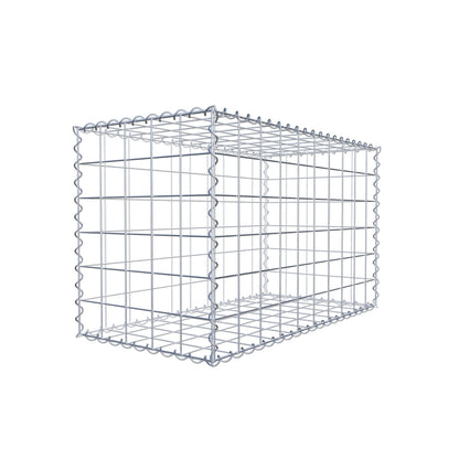 Gabion 100 cm x 60 cm x 50 cm (L x H x D), maskestørrelse 10 cm x 10 cm, spiral
