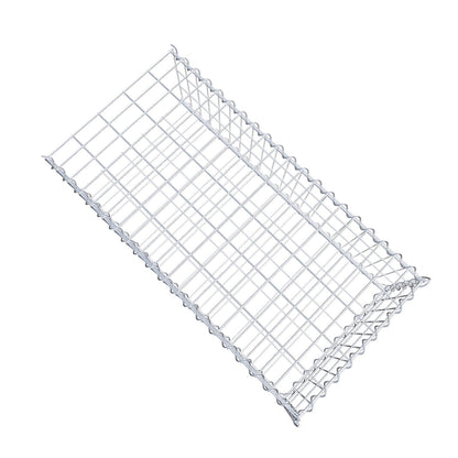 Gabião tipo 2 100 cm x 30 cm x 50 cm (C x A x P), malhagem 5 cm x 10 cm, espiral