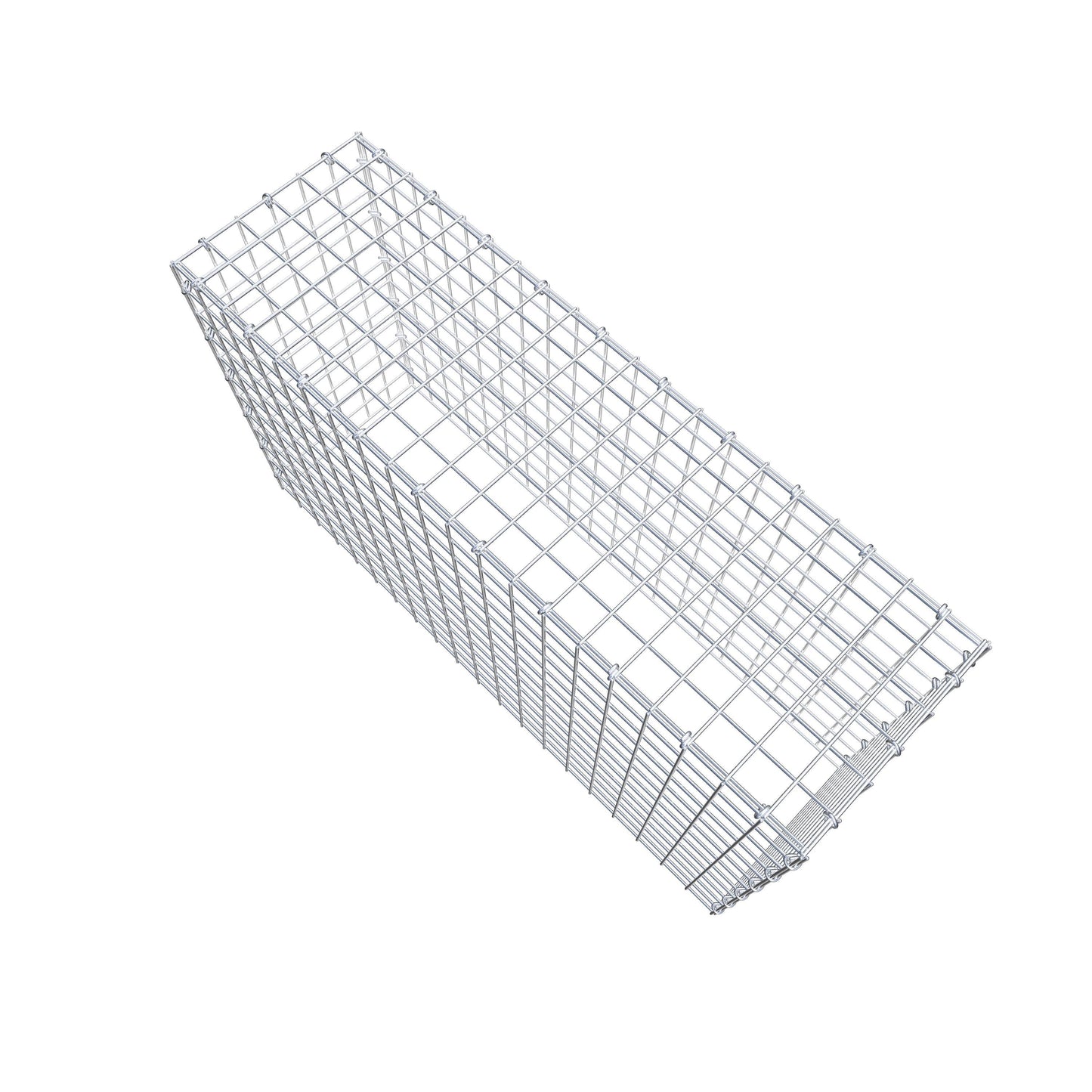 Fourche rapportée type 3 100 cm x 60 cm x 30 cm (L x H x P), maille 5 cm x 5 cm, anneau en C