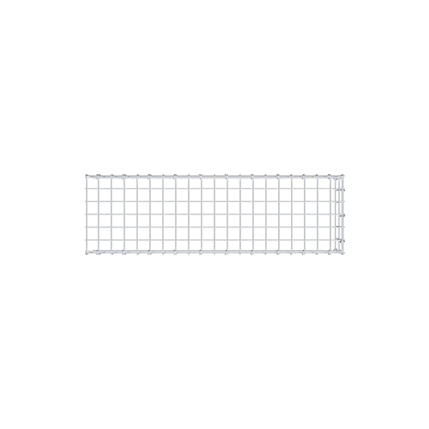 Fourche rapportée type 4 100 cm x 20 cm x 30 cm (L x H x P), mailles 5 cm x 10 cm, anneau C