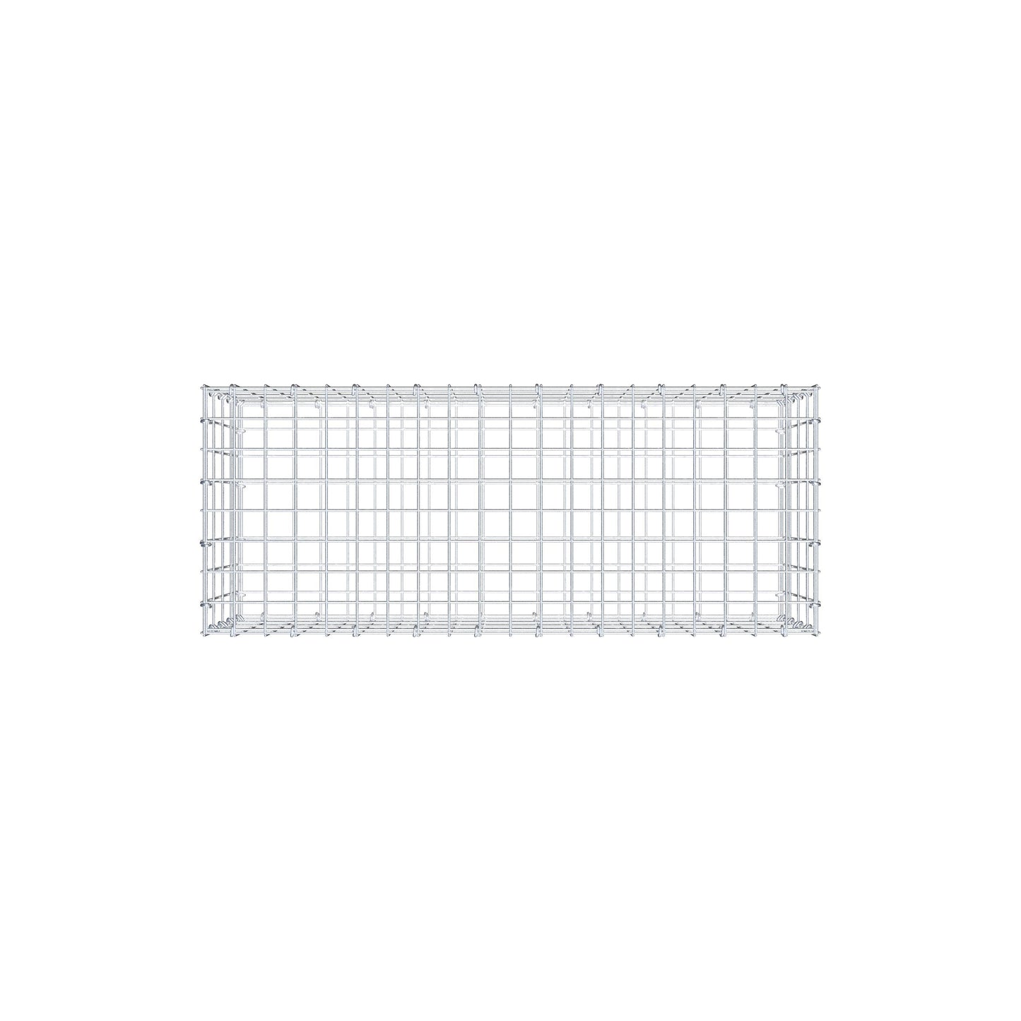 Schanskorf 100 cm x 40 cm x 40 cm (L x H x D), maaswijdte 5 cm x 10 cm, C-ring