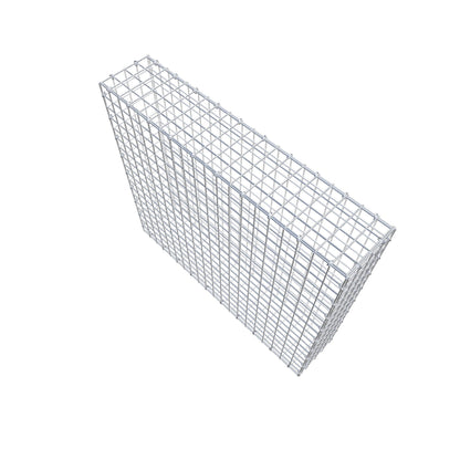 Gabião 100 cm x 90 cm x 20 cm (C x A x P), malhagem 5 cm x 5 cm, anel C