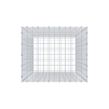 Gabião 100 cm x 60 cm x 50 cm (C x A x P), malhagem 5 cm x 5 cm, anel C