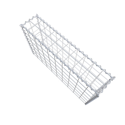 Gabion rapporté type 3 100 cm x 60 cm x 20 cm (L x H x P), mailles 10 cm x 10 cm, spirale