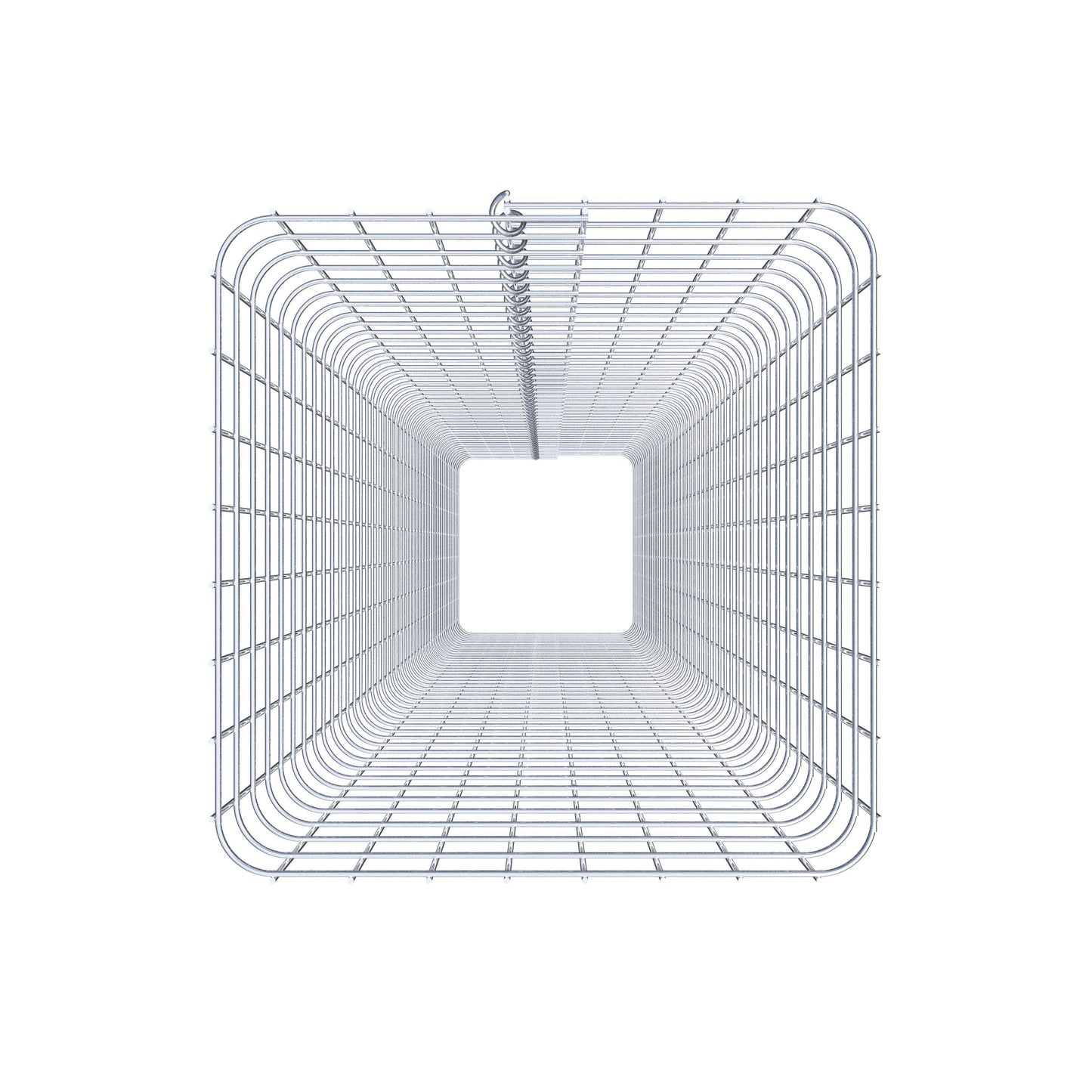 Colonne de gabion carrée 42 cm x 42 cm, 230 cm de hauteur, MW 5 cm x 5 cm