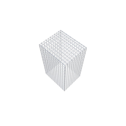 Gabião Tipo 3 100 cm x 60 cm x 50 cm (C x A x P), malhagem 5 cm x 5 cm, anel C