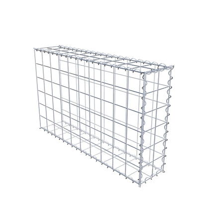 Opvokset gabion type 2 100 cm x 60 cm x 20 cm (L x H x D), maskestørrelse 10 cm x 10 cm, spiral
