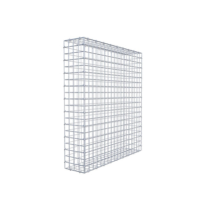 Gabião 100 cm x 90 cm x 20 cm (C x A x P), malhagem 5 cm x 5 cm, anel C