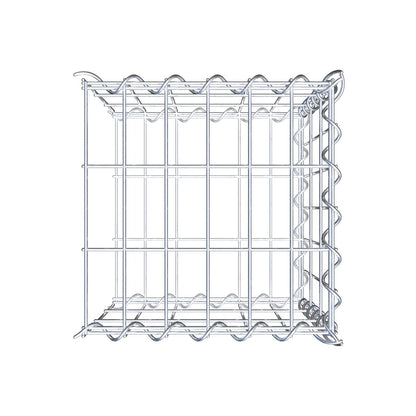 Opvokset gabion type 2 30 cm x 30 cm x 30 cm (L x H x D), maskestørrelse 5 cm x 10 cm, spiral