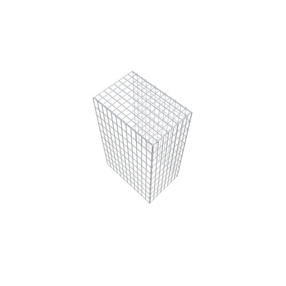 Fourche rapportée type 4 100 cm x 60 cm x 40 cm (L x H x P), mailles 5 cm x 10 cm, anneau C