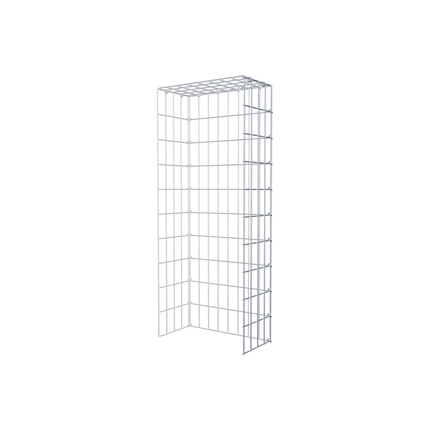 Fourche rapportée type 4 100 cm x 20 cm x 40 cm (L x H x P), mailles 5 cm x 10 cm, anneau C
