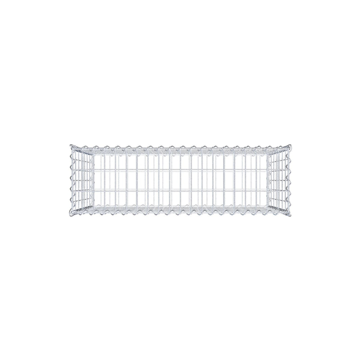 Gabion 100 cm x 70 cm x 30 cm (L x H x D), mesh size 5 cm x 10 cm, spiral