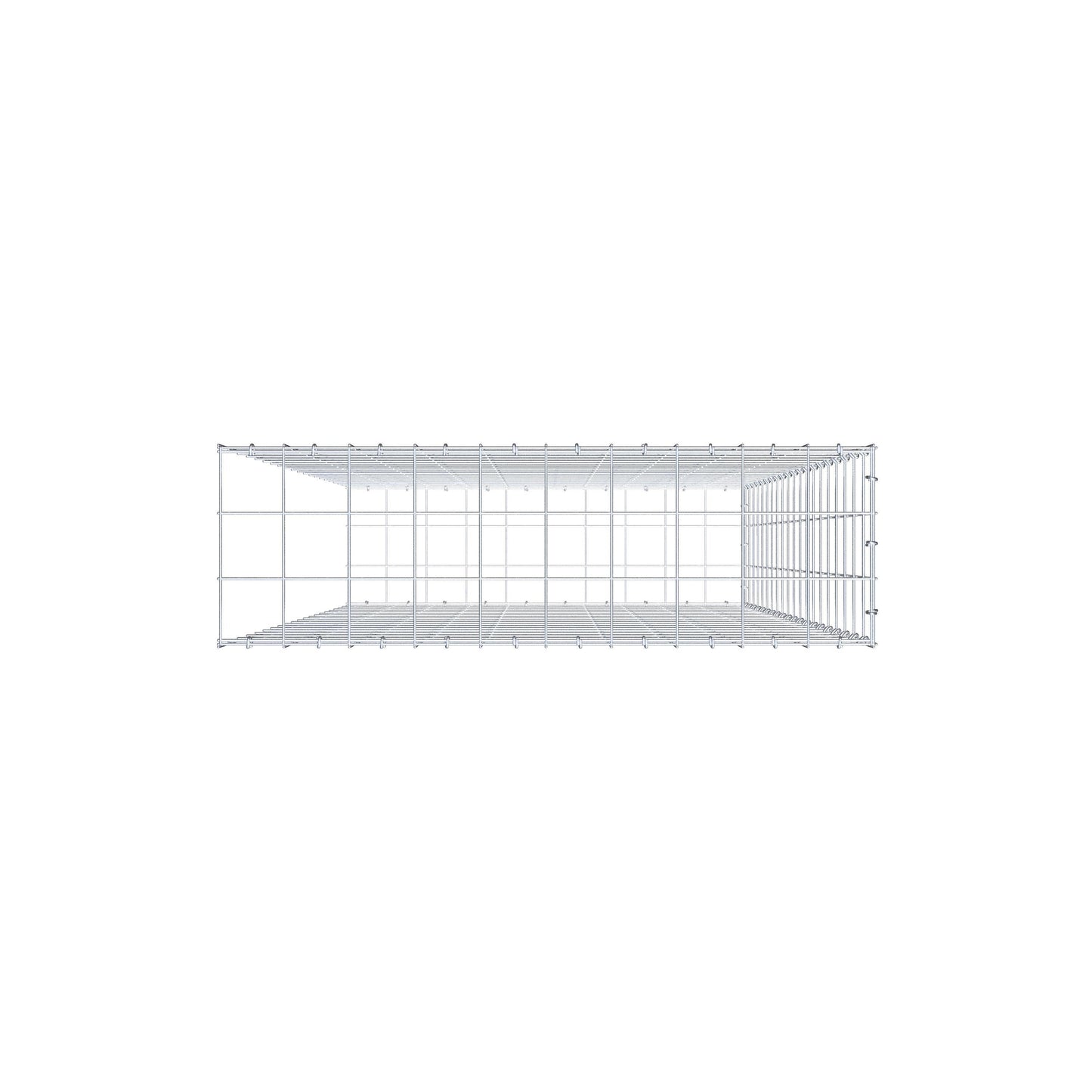 Pile aggiuntivo tipo 2 200 cm x 100 cm x 30 cm (L x H x P), maglia 10 cm x 10 cm, anello a C