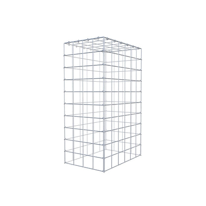 Fourche rapportée type 3 100 cm x 60 cm x 40 cm (L x H x P), mailles 10 cm x 10 cm, anneau C