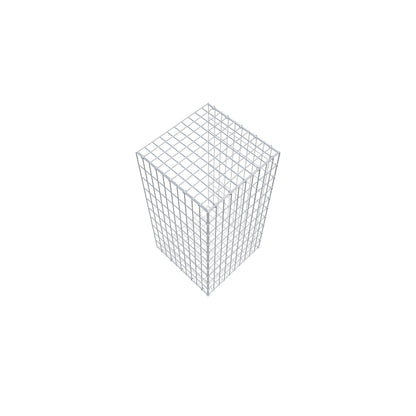 Pila adicional tipo 2 100 cm x 50 cm x 50 cm, malla 5 cm x 10 cm, anillo en C