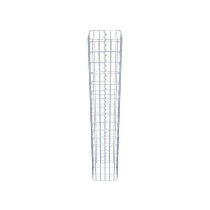 Colonne de gabion carrée 27 cm x 27 cm, 160 cm de hauteur, MW 5 cm x 10 cm