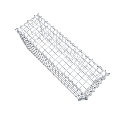 Gabião tipo 3 100 cm x 50 cm x 30 cm (C x A x P), malhagem 5 cm x 10 cm, espiral