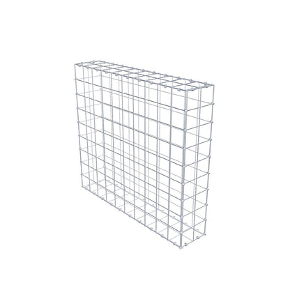 Gabião 100 cm x 90 cm x 20 cm (C x A x P), malhagem 10 x 10 cm, anel espiral