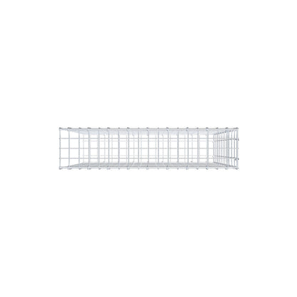 Gabião tipo 2 100 cm x 90 cm x 20 cm, malhagem 5 cm x 10 cm, anel C