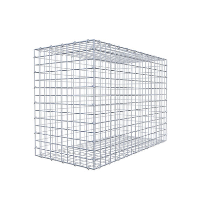 Gabião 100 cm x 70 cm x 50 cm (C x A x P), malhagem 5 cm x 5 cm, anel C