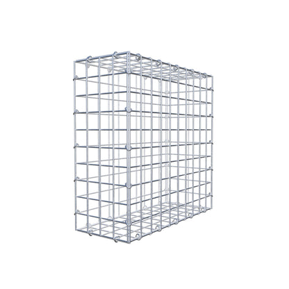 Gabion 50 cm x 50 cm x 20 cm (L x H x P), mailles 5 cm x 5 cm, anneau en C