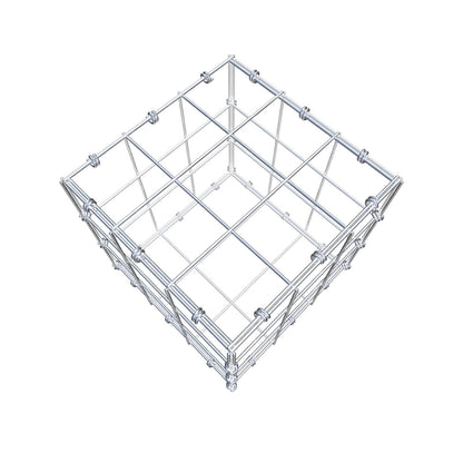 Gabion 30 cm x 30 cm x 30 cm (L x H x P), mailles 10 x 10 cm, anneau en spirale