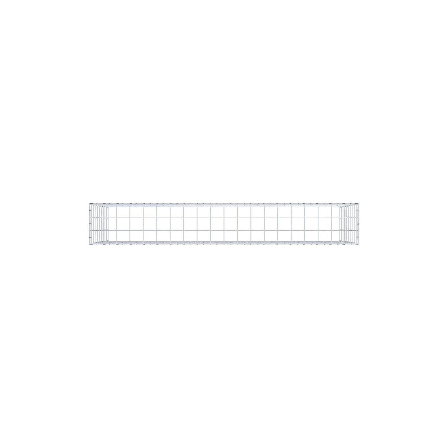Fourche rapportée type 3 200 cm x 100 cm x 30 cm (L x H x P), mailles 10 cm x 10 cm, anneau en C