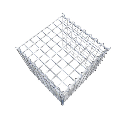 Opvokset gabion type 4 40 cm x 40 cm x 40 cm (L x H x D), maskestørrelse 5 cm x 5 cm, spiral