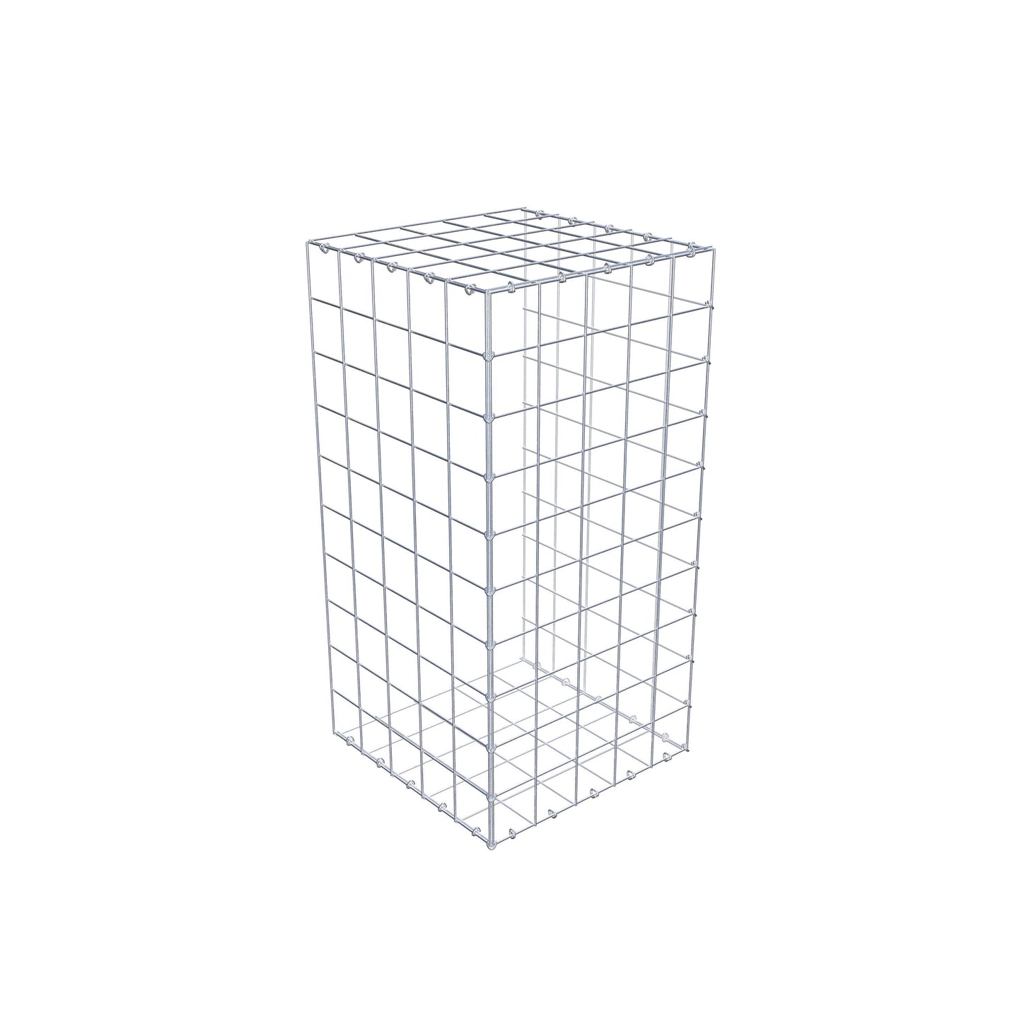 Pile aggiuntivo tipo 2 100 cm x 50 cm x 50 cm (L x H x P), maglia 10 cm x 10 cm, anello a C