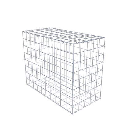 Gabion 100 cm x 80 cm x 50 cm (L x H x P), mailles 10 cm x 10 cm, anneau en C