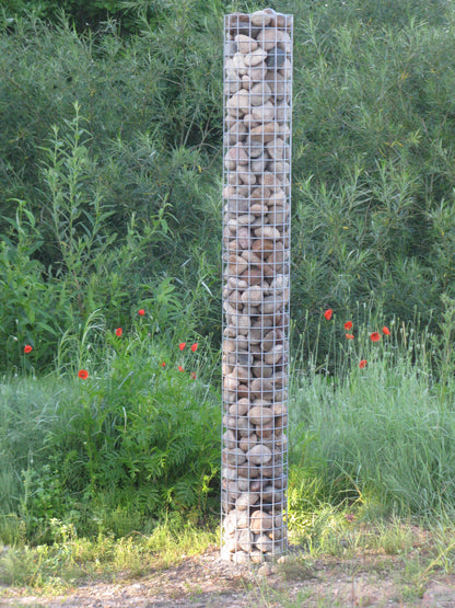 Gabionensäule Durchmesser 22 cm MW 5 x 5 cm rund