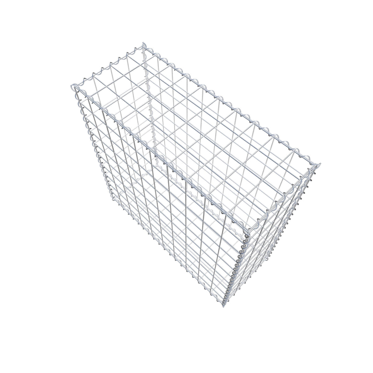 Gabion 100 cm x 100 cm x 40 cm (L x H x P), mailles 10 cm x 10 cm, spirale