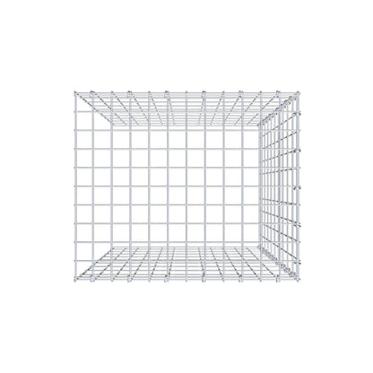 Gabião Tipo 4 100 cm x 60 cm x 50 cm (C x A x P), malhagem 5 cm x 10 cm, anel C