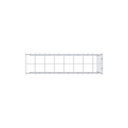 Fourche rapportée type 4 80 cm x 40 cm x 20 cm (L x H x P), mailles 10 cm x 10 cm, anneau C