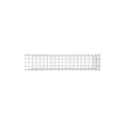 Fourche rapportée type 2 100 cm x 70 cm x 20 cm, mailles 5 cm x 10 cm, anneau en C