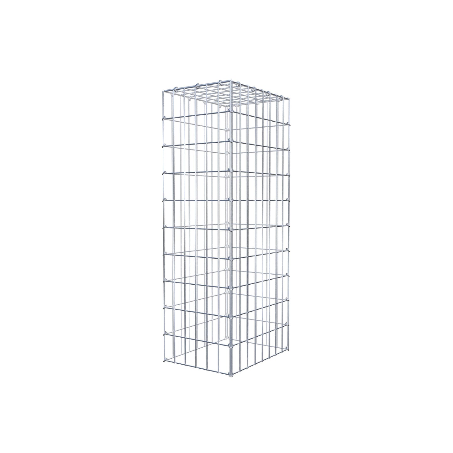 Fourche rapportée type 3 100 cm x 40 cm x 30 cm (L x H x P), mailles 5 cm x 10 cm, anneau C